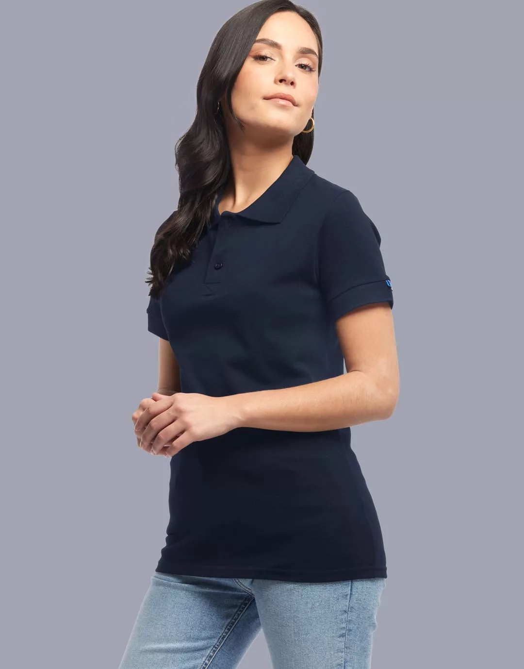 Polo Made in France Femme-navy-1