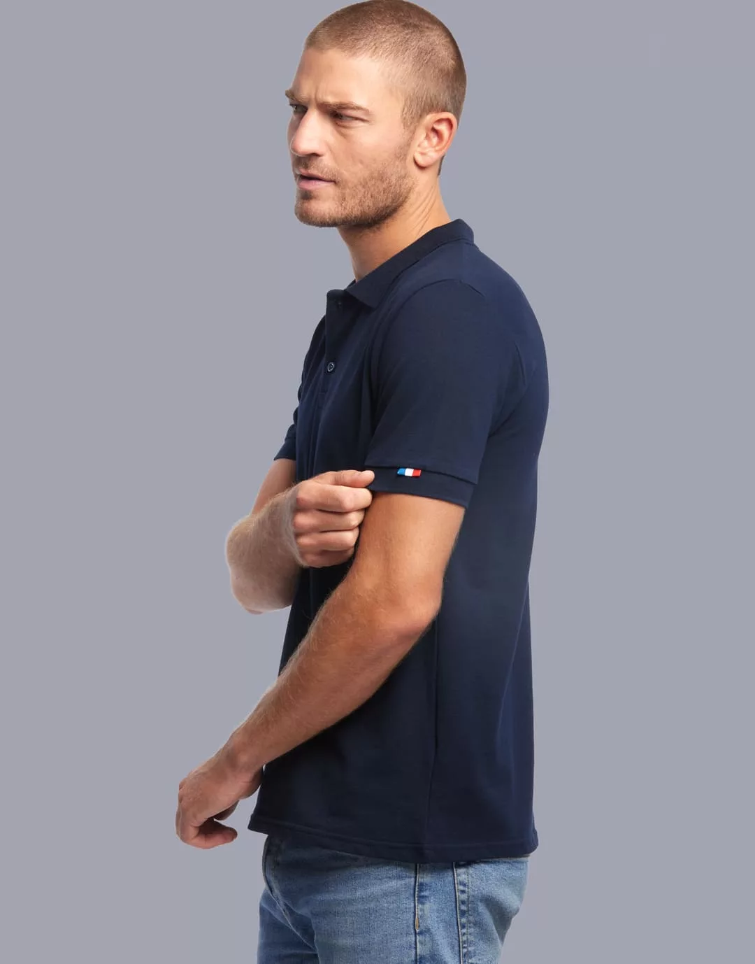 Polo Made in France Homme-navy-2