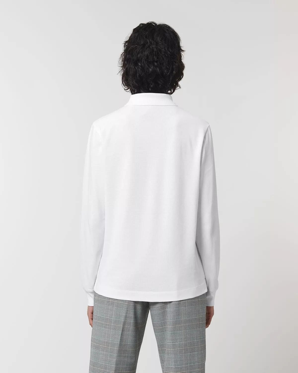 Polo Manches Longues Coton Bio Prepster-White-3