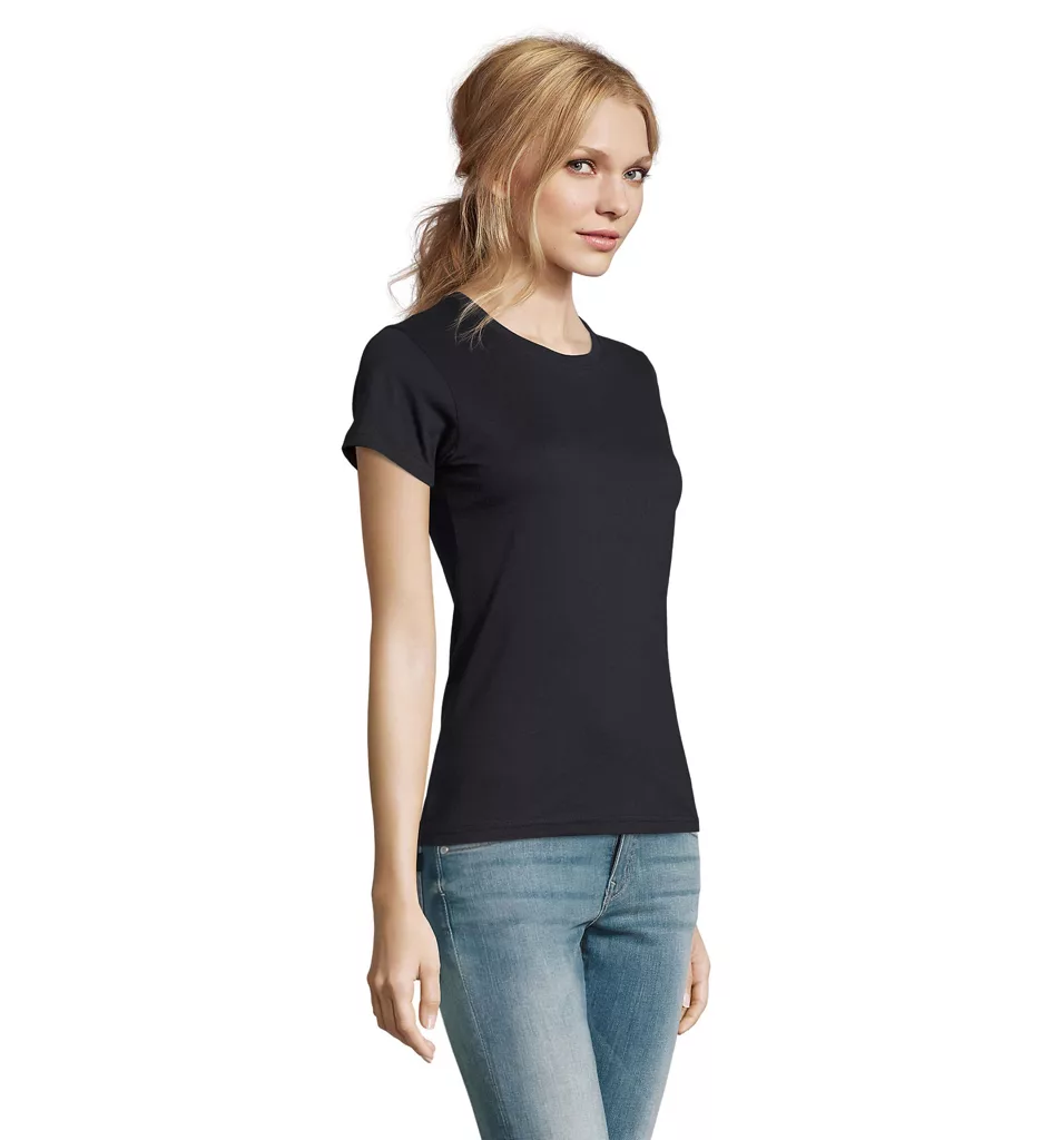 T-shirt Femme Col Rond Imperial Marine-2